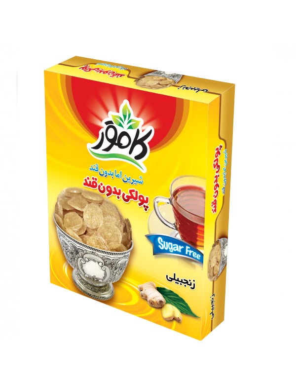 پولكي رژيمي زنجبيلي كامور-150گرم