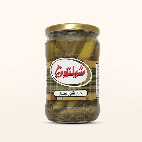 خیارشور ممتاز درشت بانکو شیشه ای صداقت _ 1500 گرم