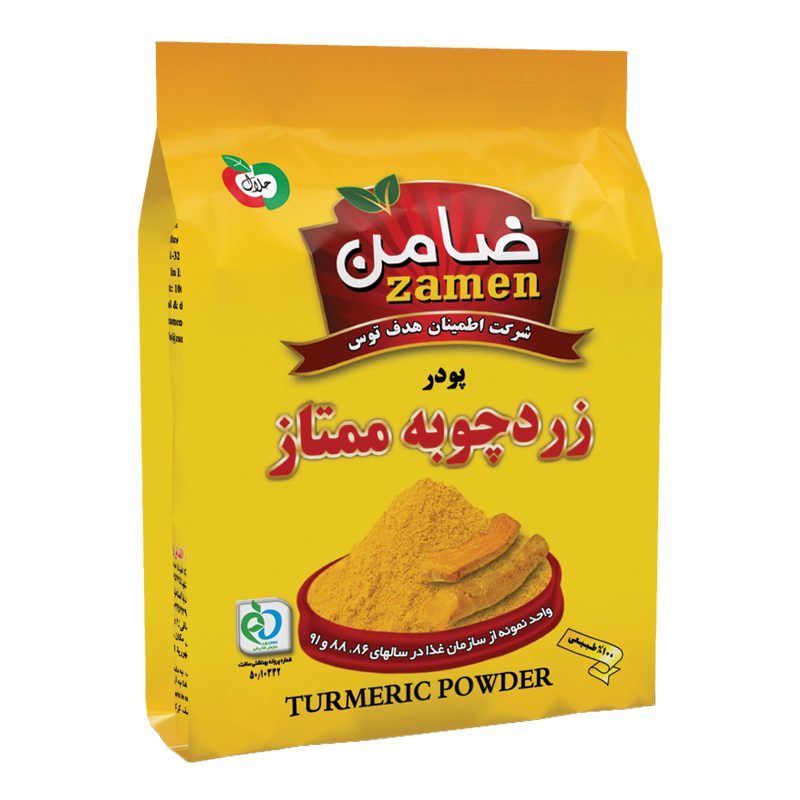 پودر زردچوبه ضامن-100گرم