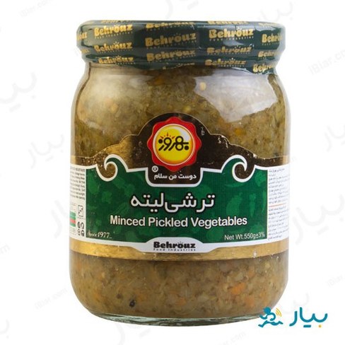 ترشی لیته شیشه بهروز - 550 گرم