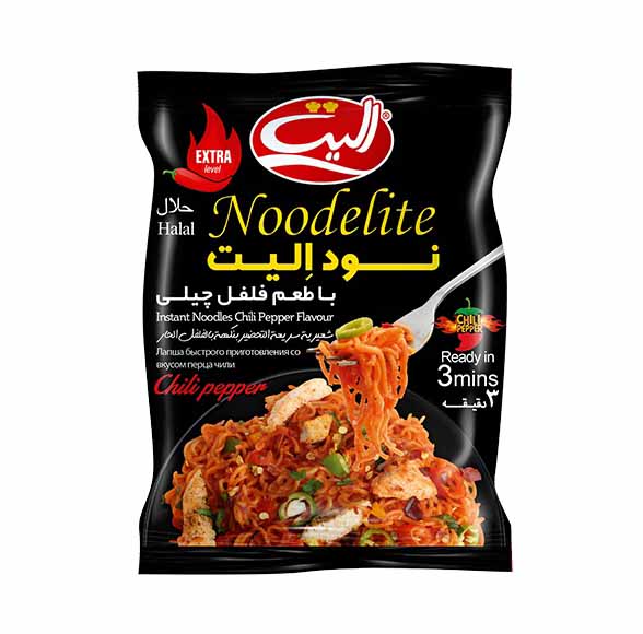 نودالیت با طعم فلفل چیلی الیت - 75 گرم