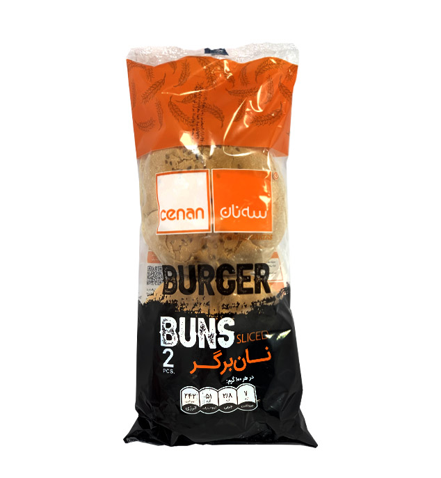 نان برگر سه نان - 2 عددی