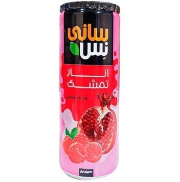 آبمیوه انار تمشک سانی نس قوطی-240میلی