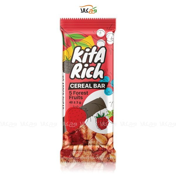 بار پروتئین کرن بری و پرتقال  کیتاریچ - 40 گرم