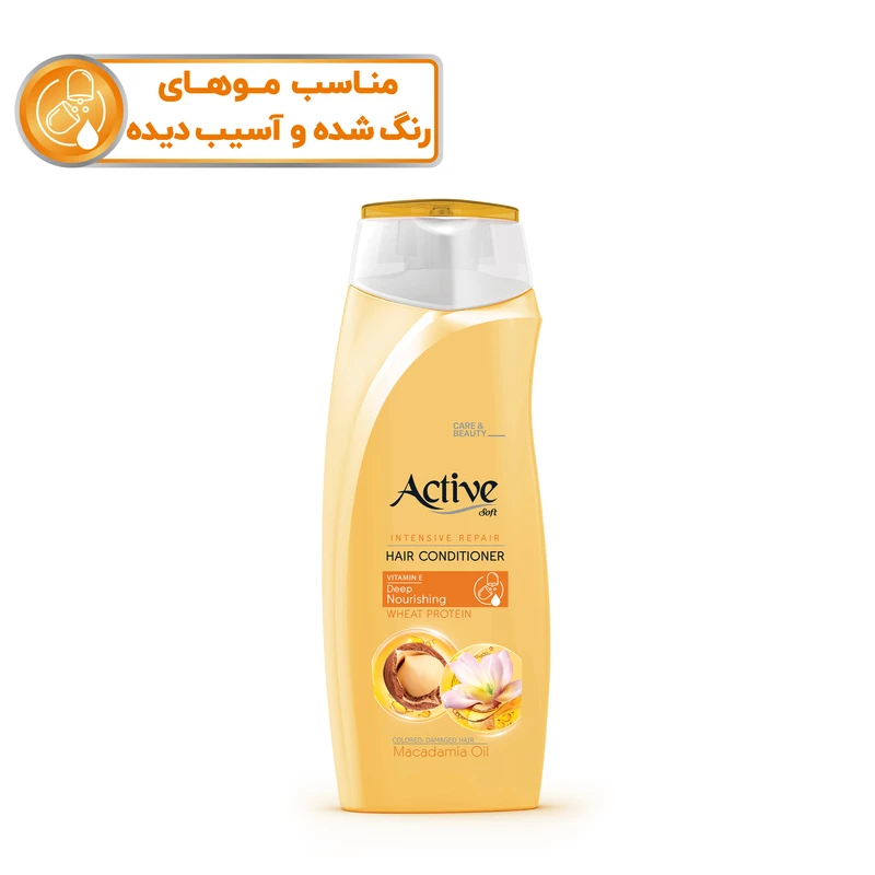 نرم کننده مو مخصوص موهای رنگ شده و آسیب دیده اکتیو - 300 میلی لیتر