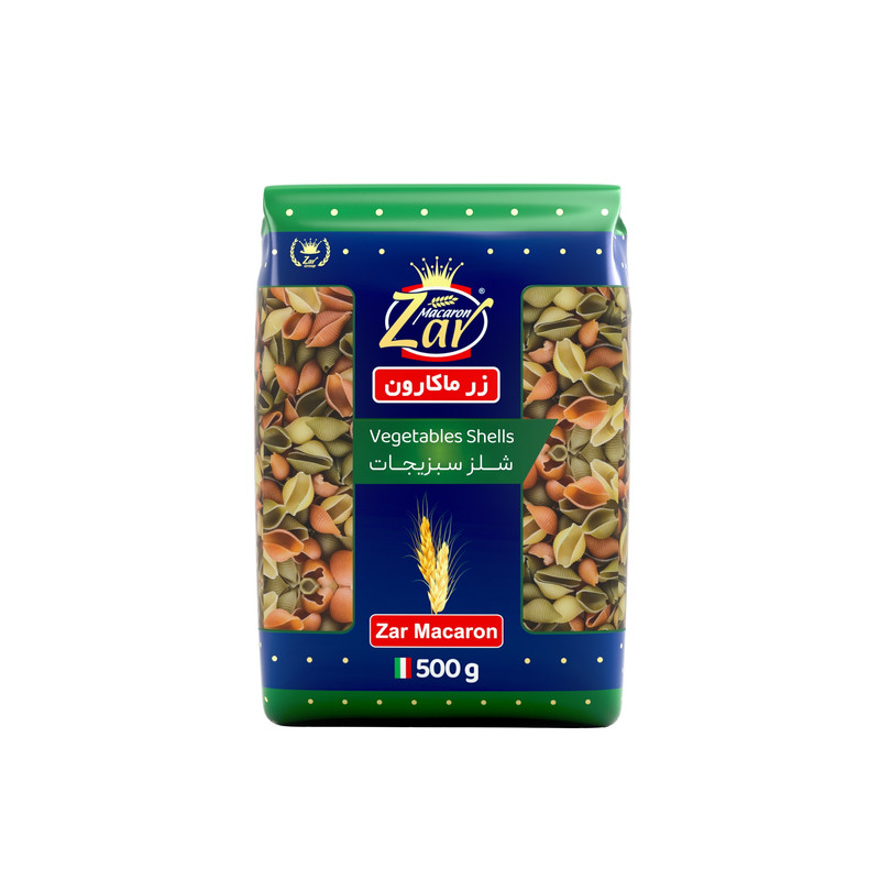 شلز سبزیجات زر ماکارون - 500 گرم