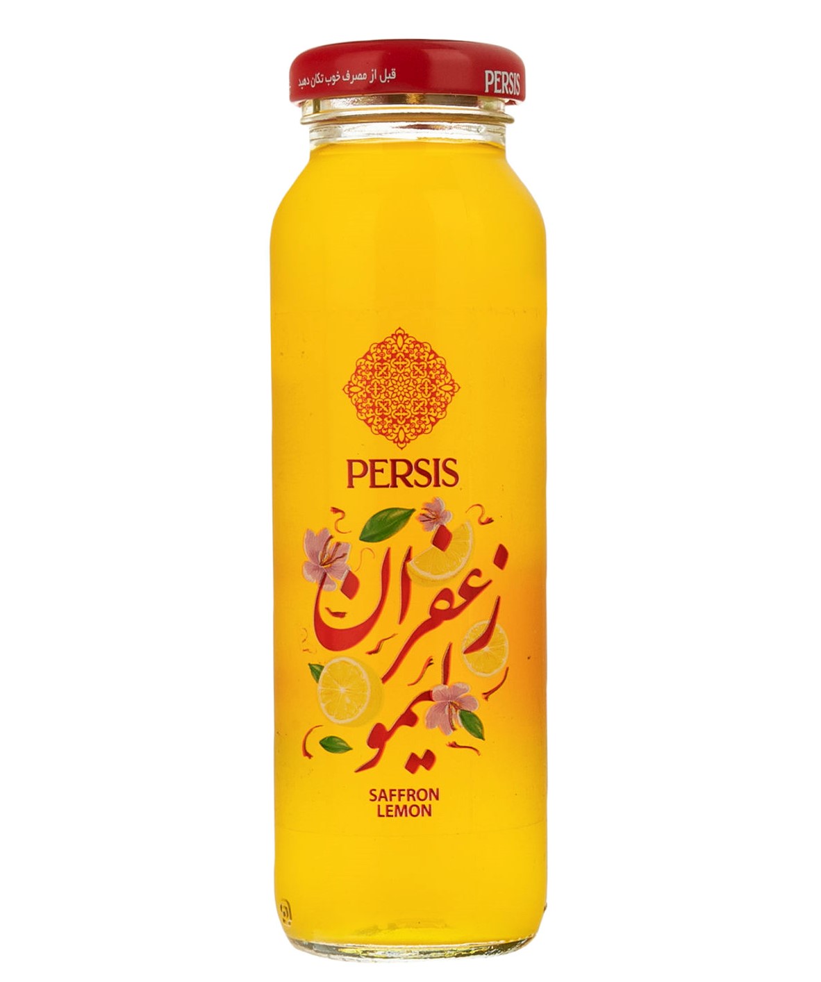 نوشیدنی لیمو زعفران پرسیس-200میلی لیتر