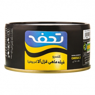 کنسرو ماهی قزل آلا در روغن تحفه  - 150 گرم
