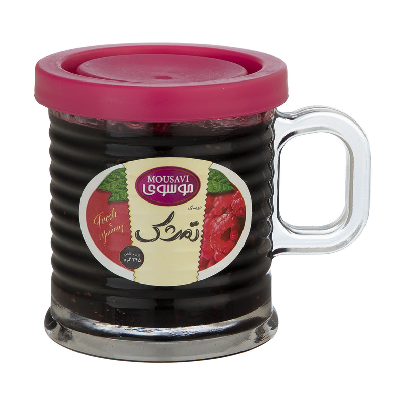 مربای توت فرنگی موسوی - 245 گرم