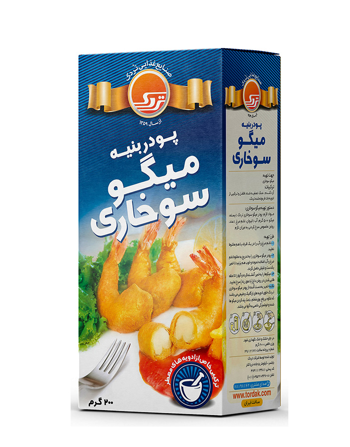 پودر بنیه میگو سوخاری تردک-500گرم