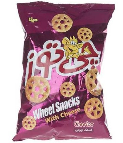 اسنک چرخی چی توز با طعم پنیر-80گرم