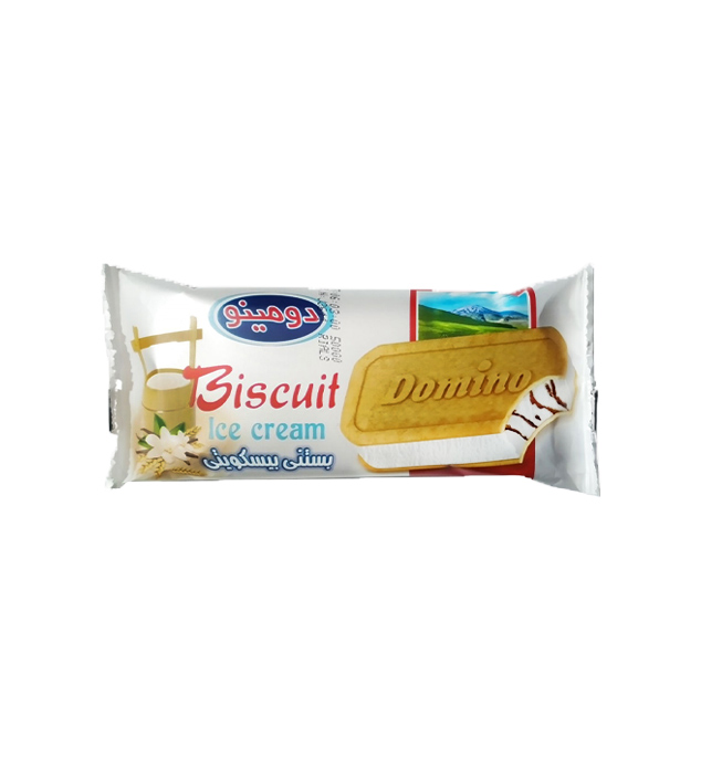 بستنی بیسکوییتی دومینو-75گرم