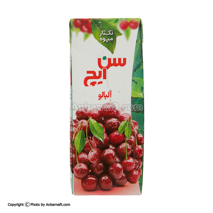 نکتار پاکتی سن ایچ با طعم آلبالو -200میلی لیتر