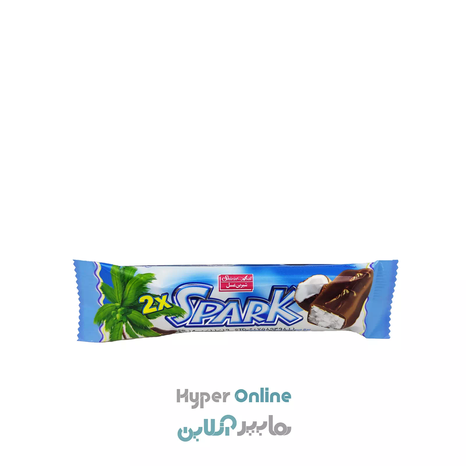 شیرینی نارگیلی با روکش شکلاتی اسپارک شیرین عسل-36گرم