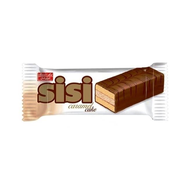 کیک لایه ای کرمدار وانیلی سی سی شیرین عسل-30گرم