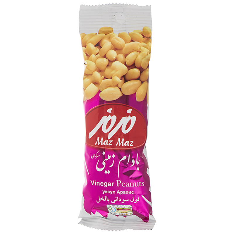 بادام زمینی سرکه ای مزمز - 35گرم