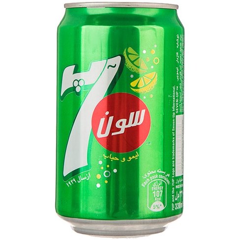 نوشابه قوطی گازدار لیمویی سپرایت -330میلی لیتر