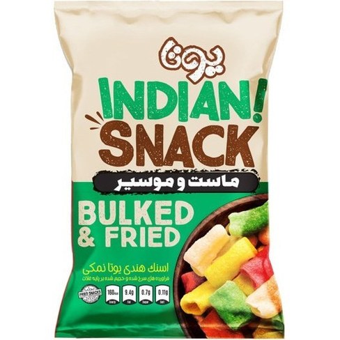 اسنک هندی یوتا با طعم ماست و موسیر-80گرم