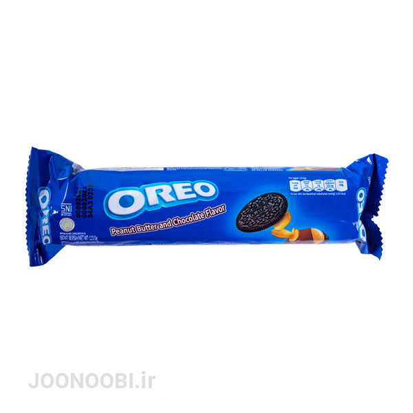 بیسکوییت اوراو با طعم شکلات و کره بادام زمینی-123گرم