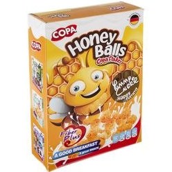 غلات صبحانه توپی عسلی کوپا-300گرم