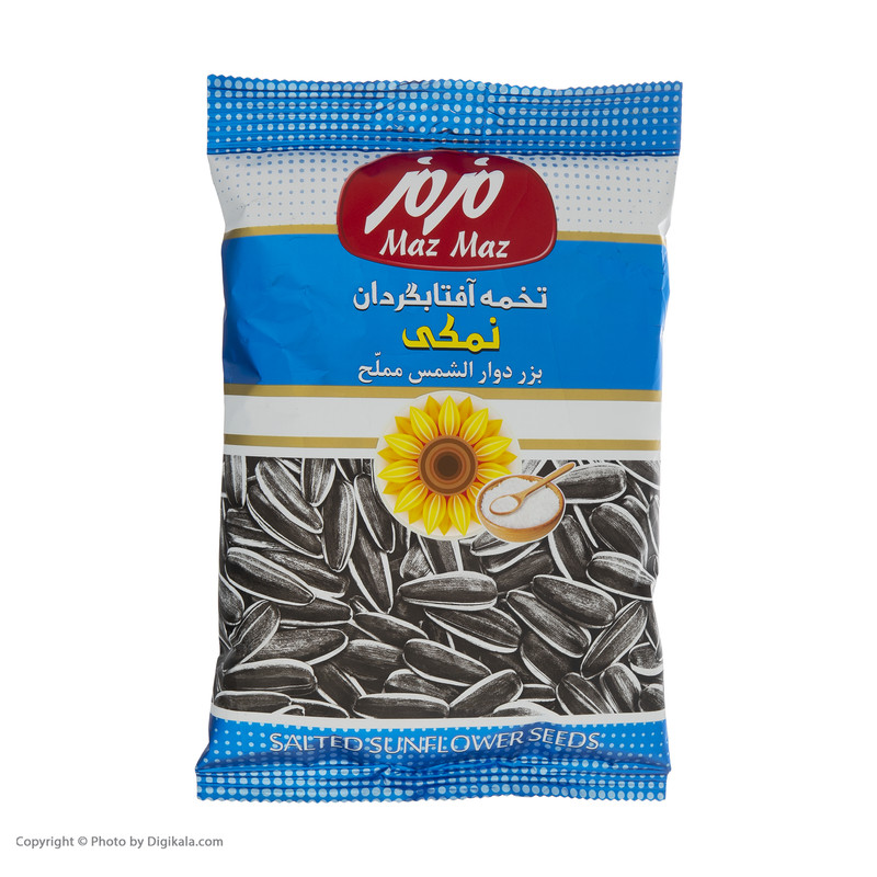 تخمه آفتابگردان نمکی مزم-105گرم