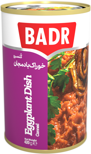 کنسرو بادمجان بدر-430گرم