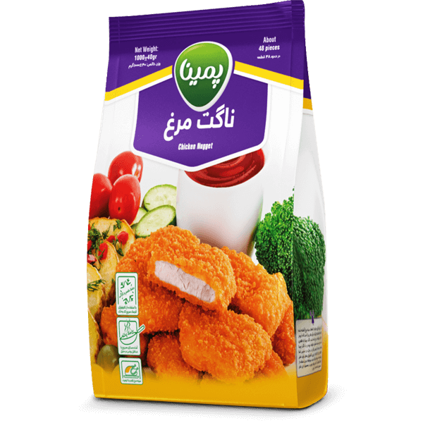 ناگت مرغ میهمانی پمینا-1000گرم