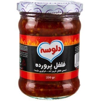 سس پرورده شیشه دلوسه-230گرم